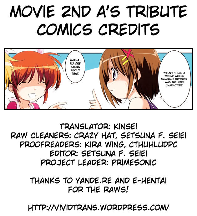 Magical Girl Lyrical Nanoha The Movie 2Nd A's - Tribute Comics - Vol.1 Chapter 1