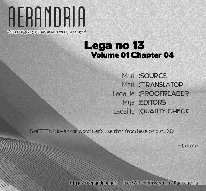 Lega No 13 - Vol.1 Chapter 4