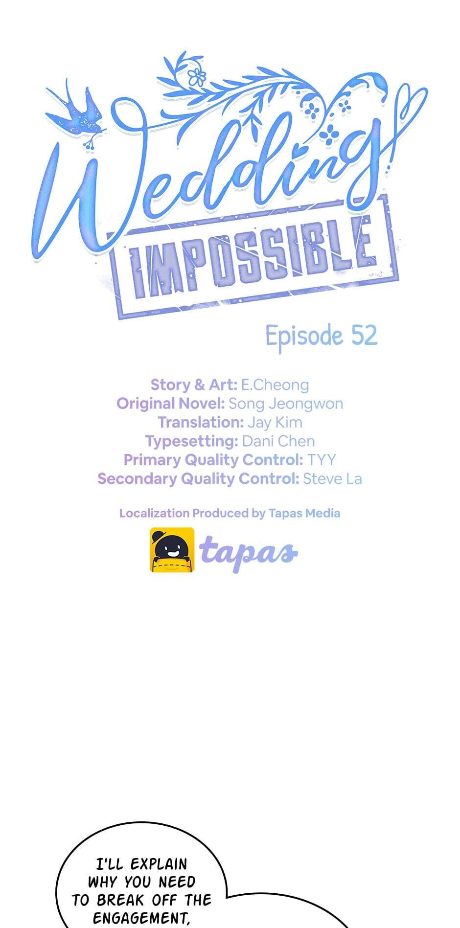 Wedding Impossible - Chapter 52