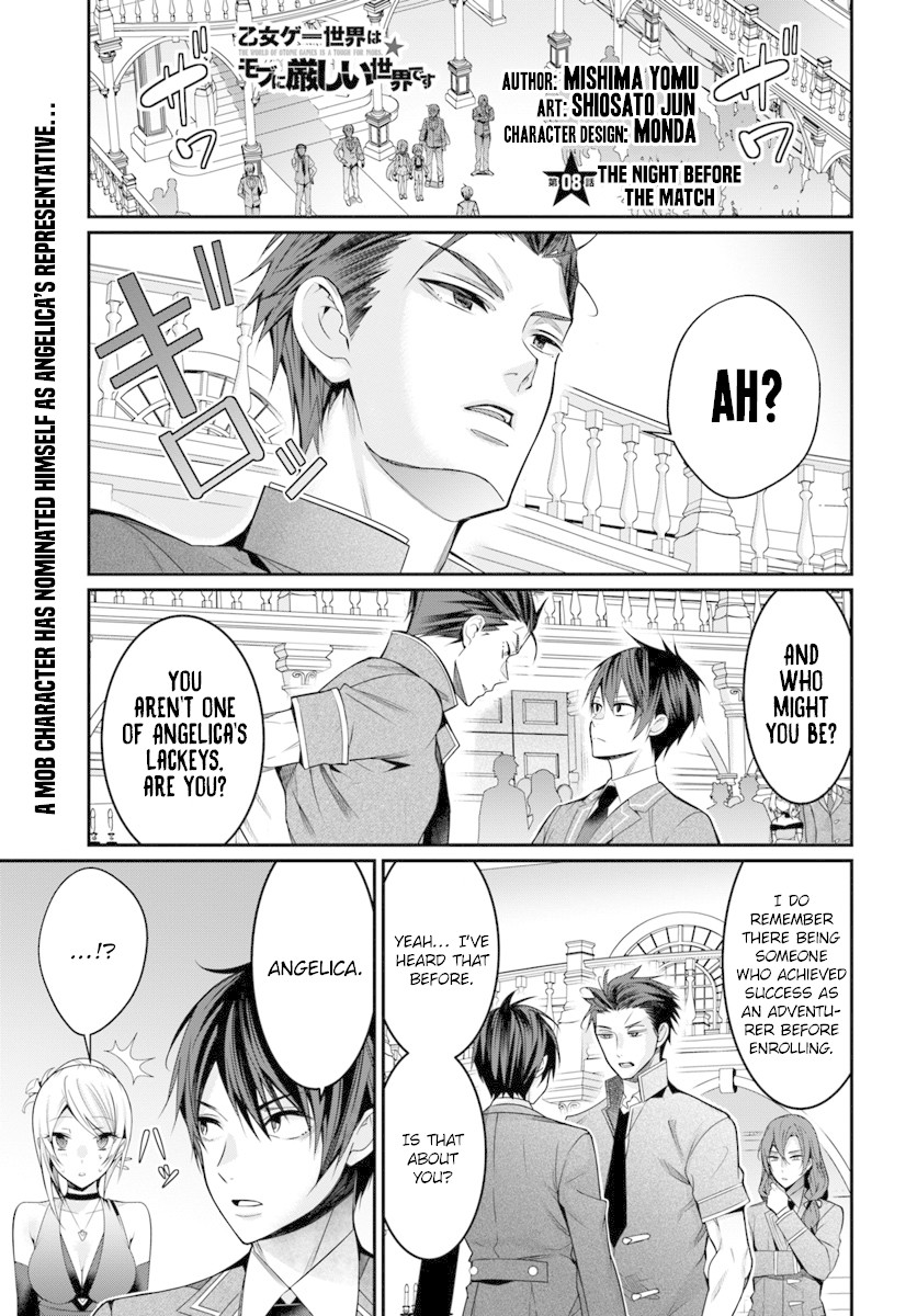 The World Of Otome Games Is Tough For Mobs - Chapter 8: The Night Before The Match