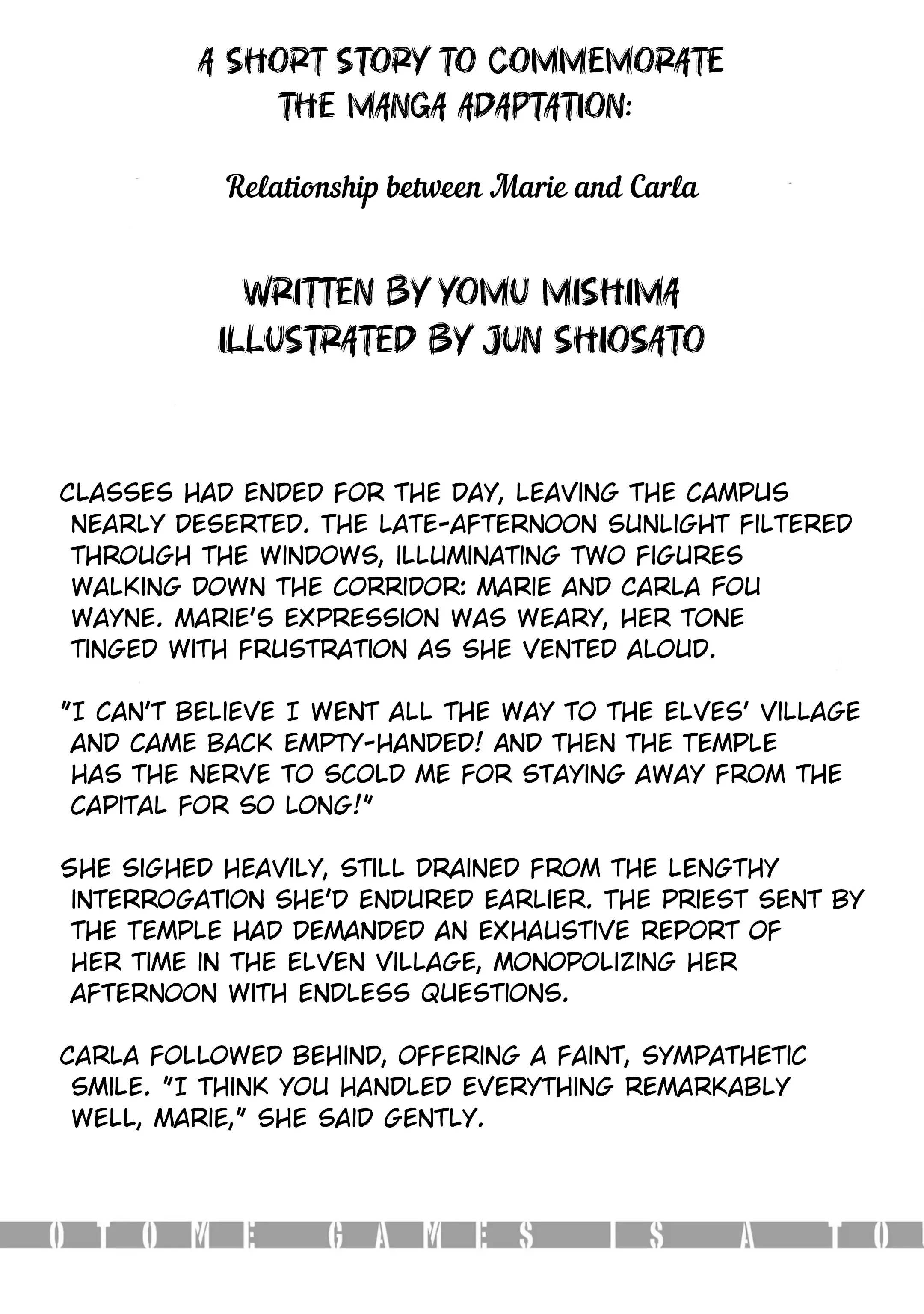 The World Of Otome Games Is Tough For Mobs - Vol.10 Chapter 51.5: Extra