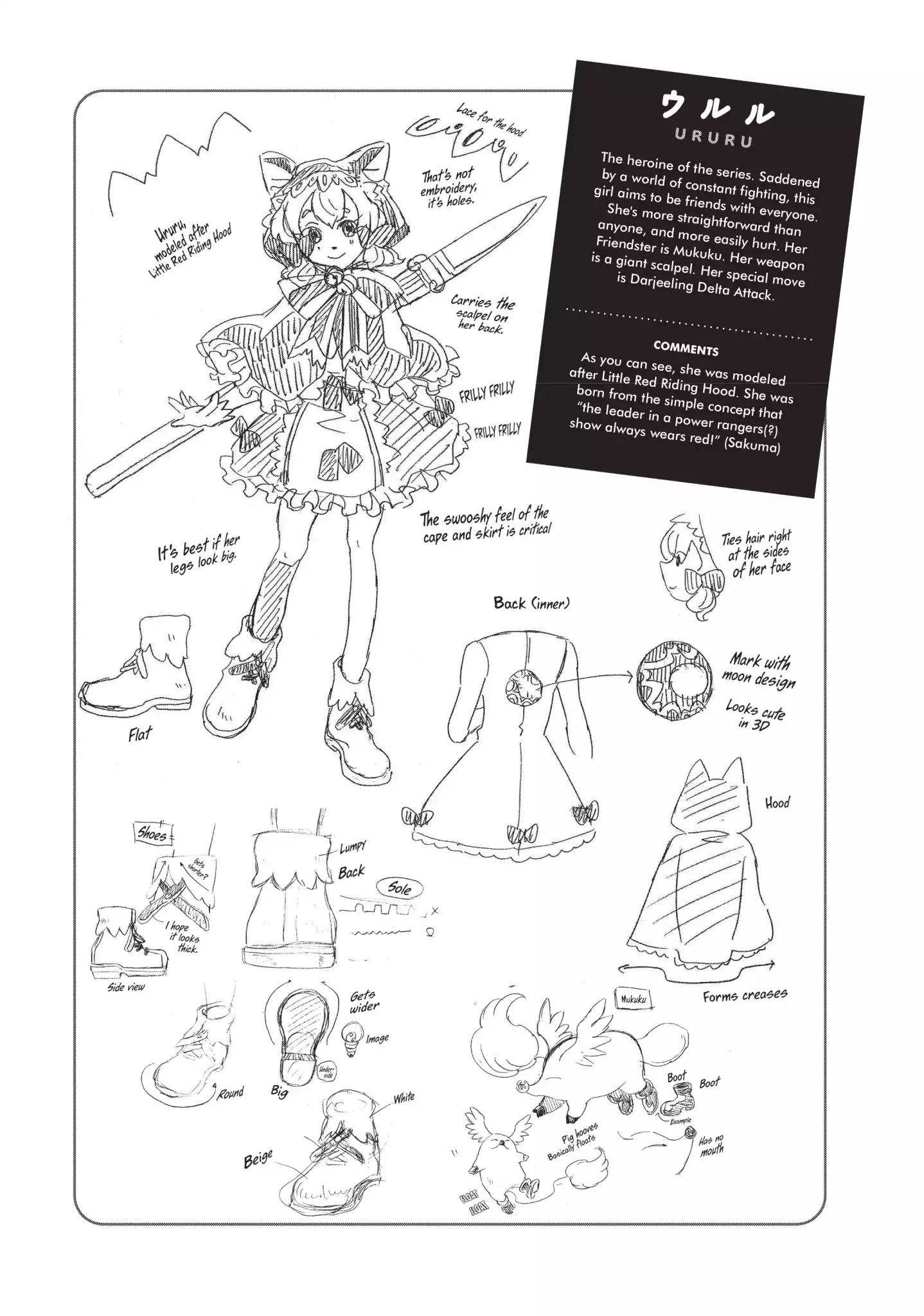 Complex Age - Vol.1 Magical Riding Hood Ururu Character Designs