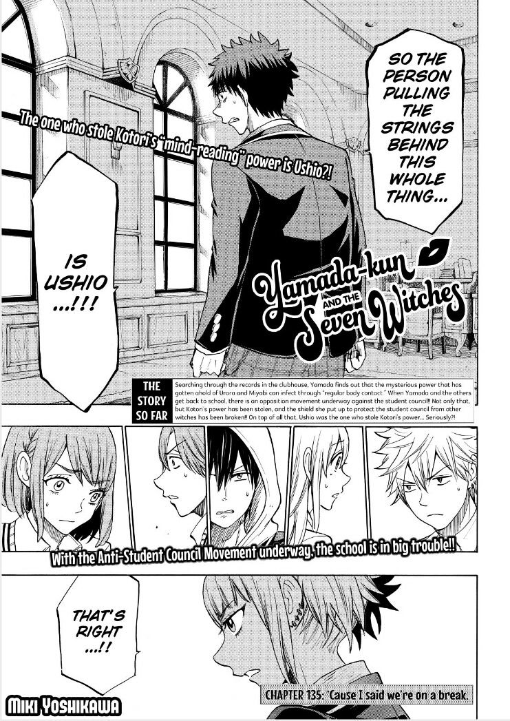 Yamada-Kun To 7-Nin No Majo - Chapter 135 : Cause I Said We're On A Break