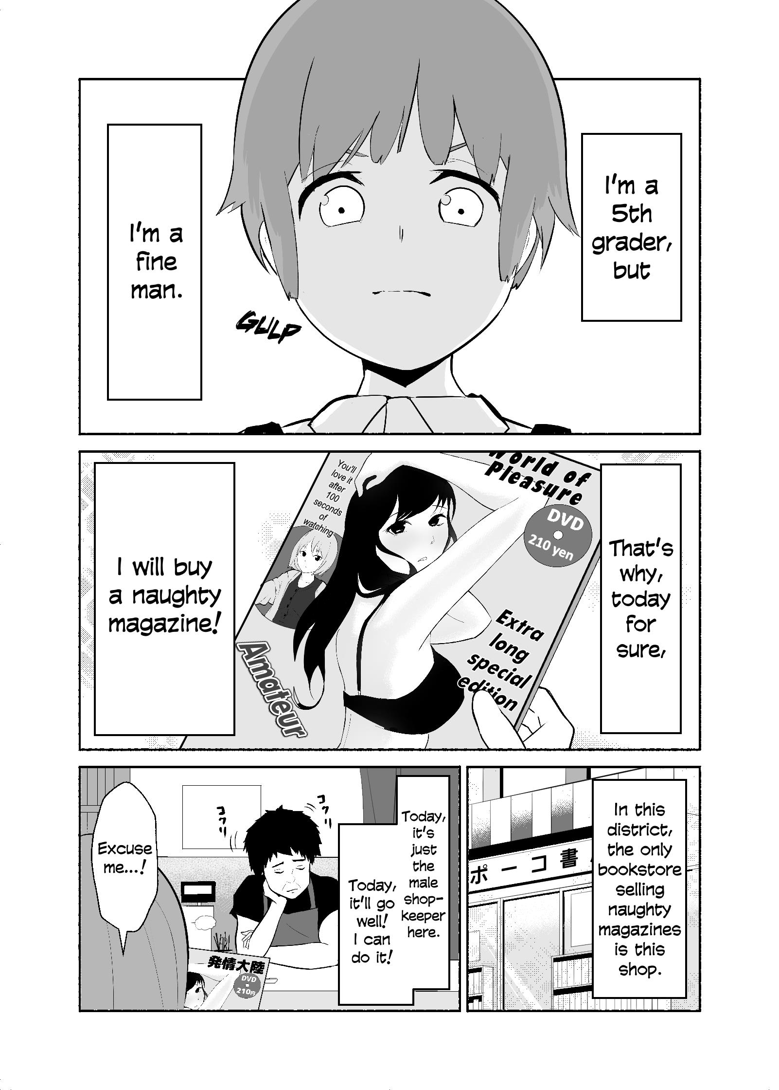 The Shota Who Wants To Buy A Naughty Magazine And The Onee-San Who Wants To Sell Him One - Chapter 1