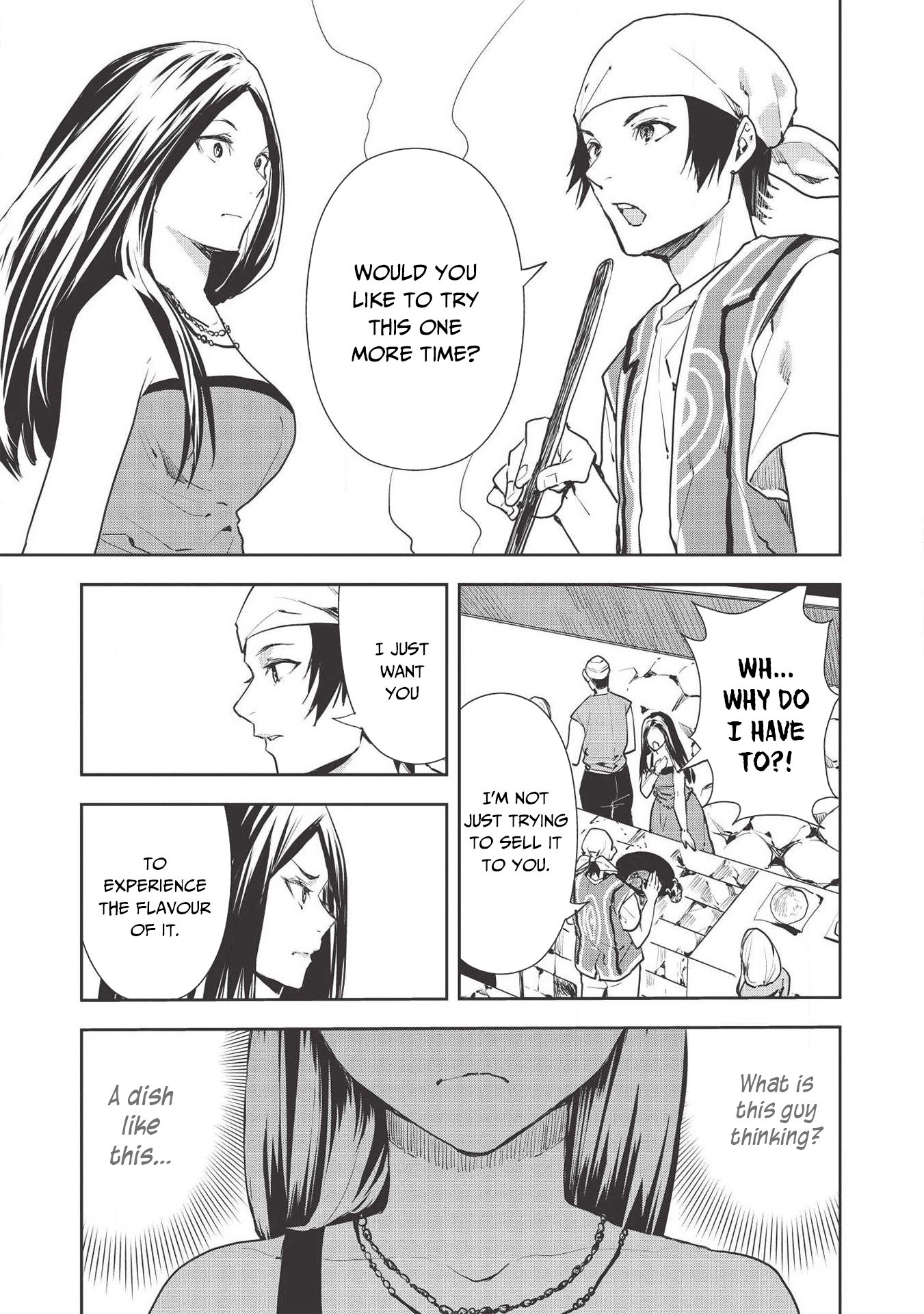 Isekai Ryouridou - Chapter 27: Our First Customer