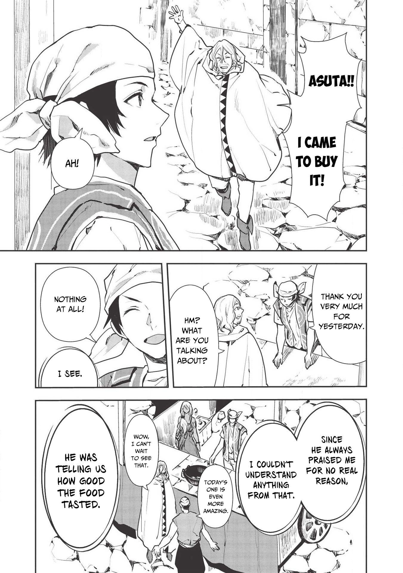 Isekai Ryouridou - Chapter 27: Our First Customer