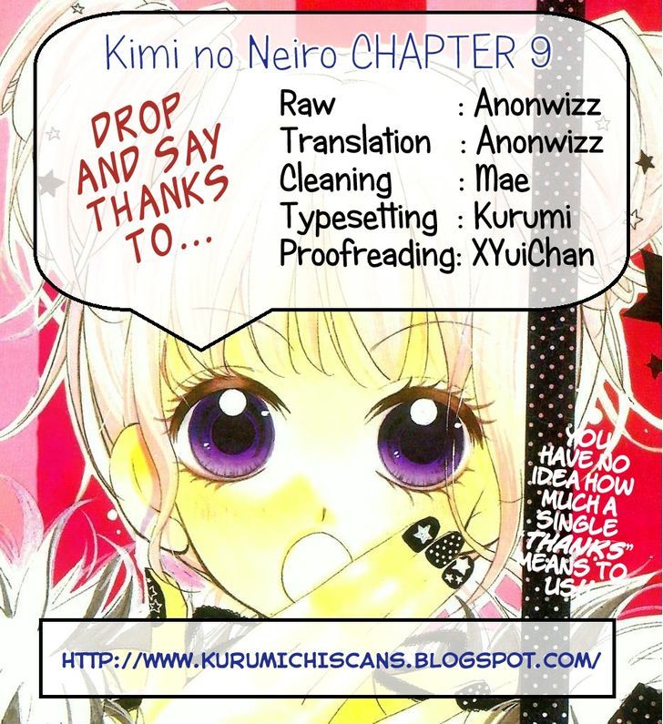 Kimi No Neiro - Vol.3 Chapter 9 : Cursed Girl