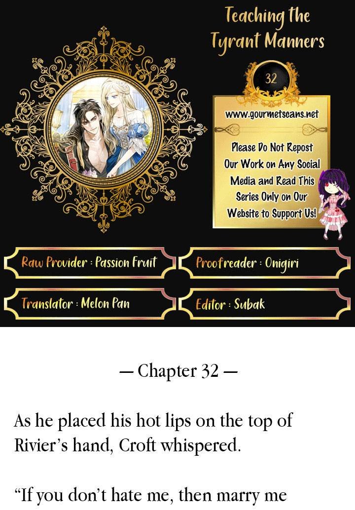 Teaching The Tyrant Manners - Chapter 32