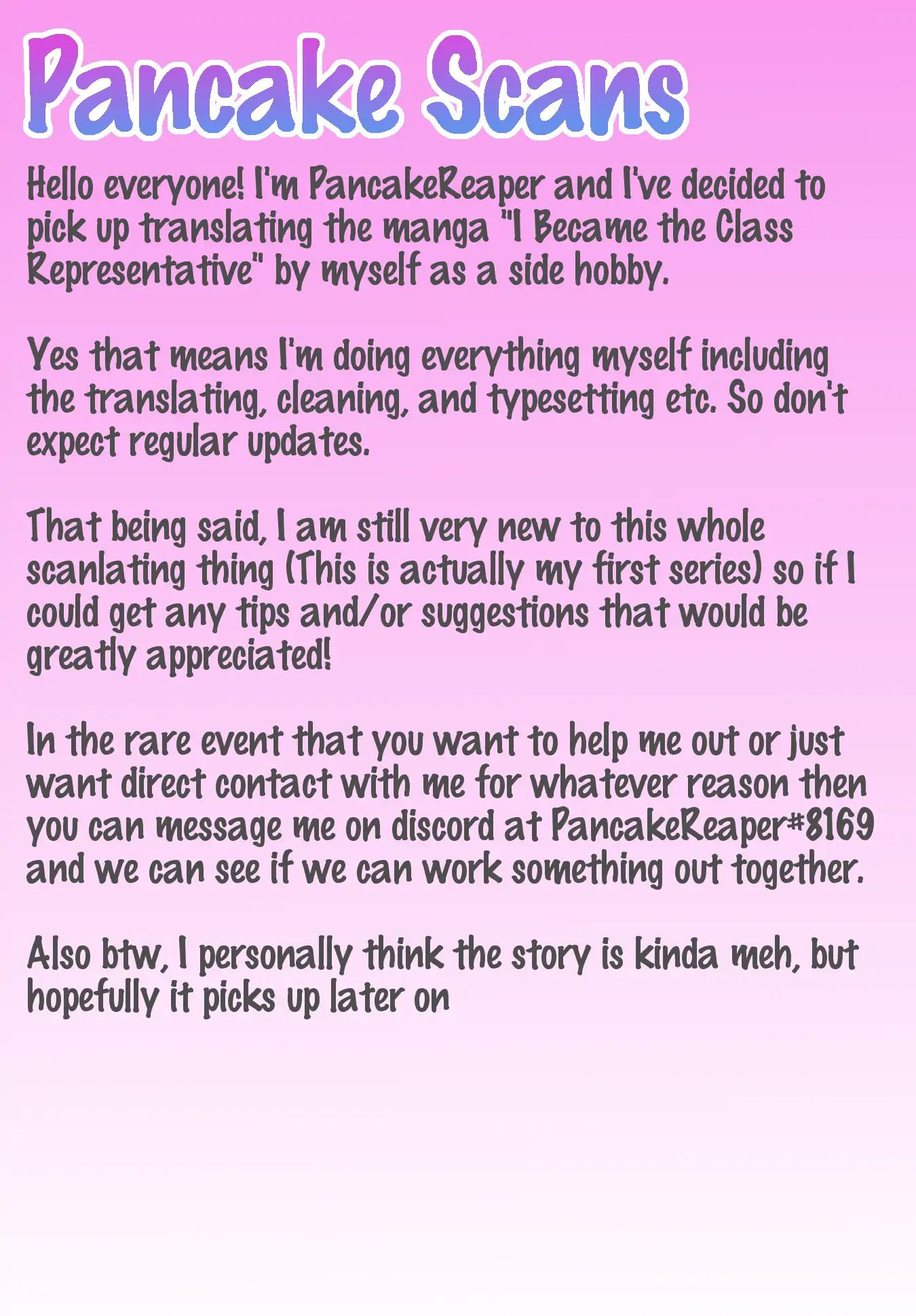 I Became The Class Representative - Chapter 6: Episode 6