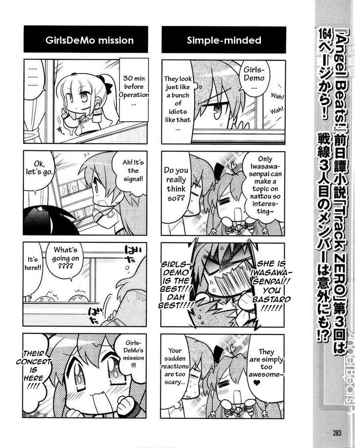 Angel Beats! The 4-Koma - Bokura No Sensen Koushinkyoku - Vol.1 Chapter 2 : It S Girlsdemo!