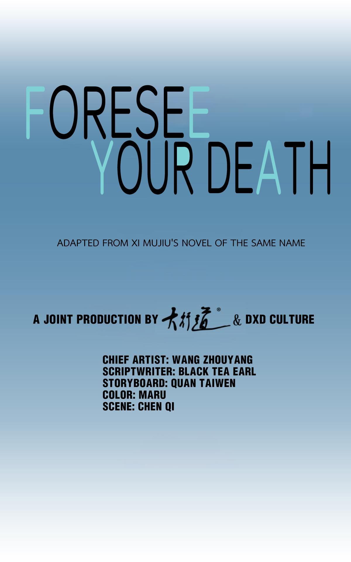 Foresee Your Death - Chapter 19