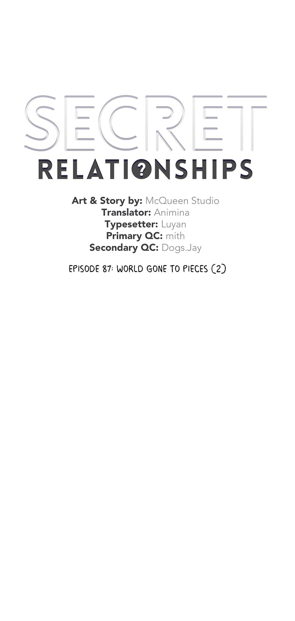 Secret Relationship - Chapter 87