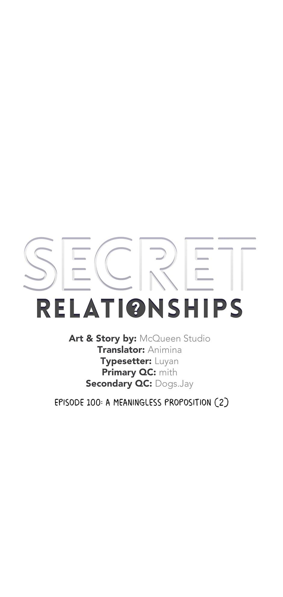 Secret Relationship - Chapter 100