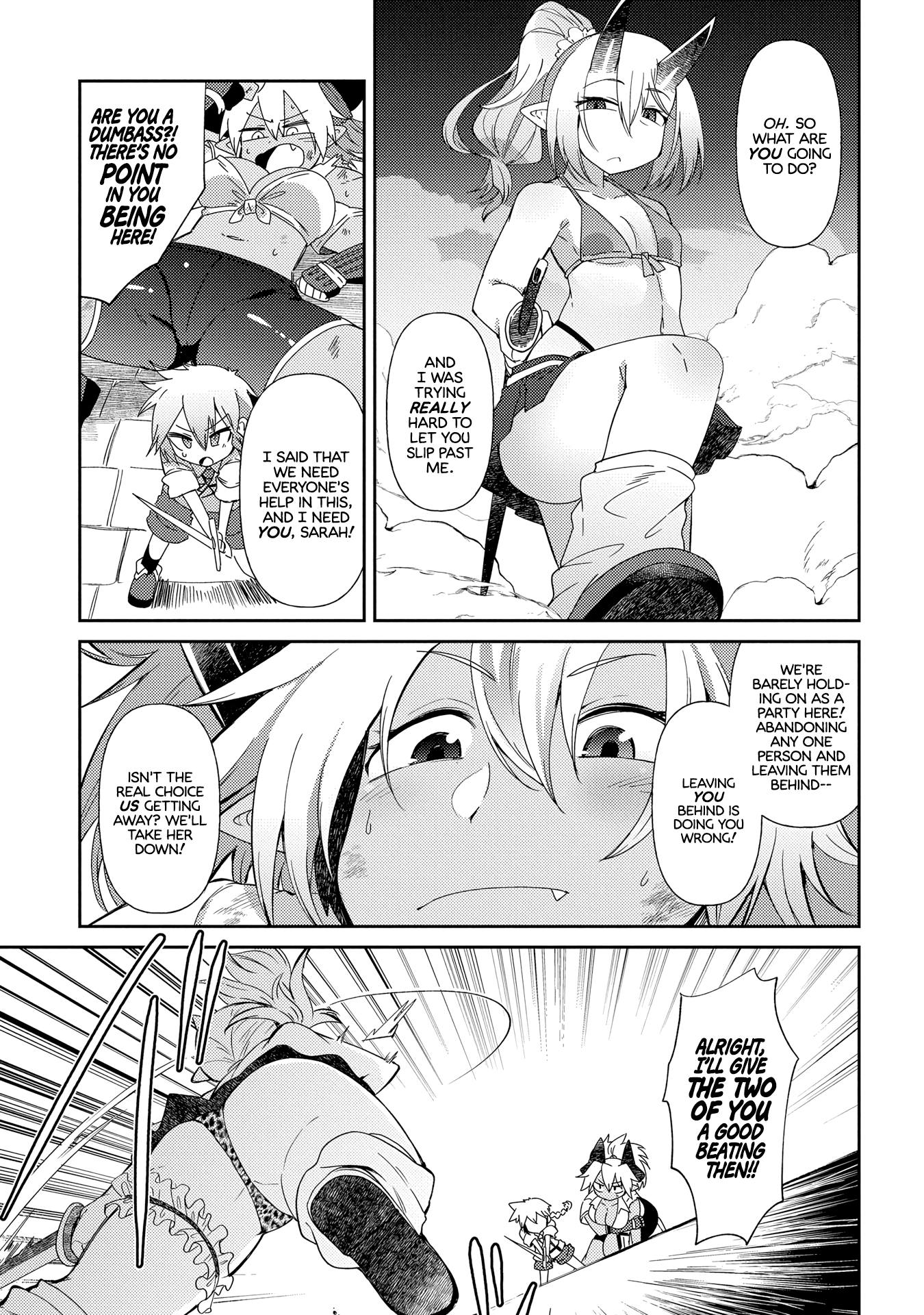 Oversized Sextet - Vol.2 Chapter 10: The Giantess And The Dungeon Hunt Part 2