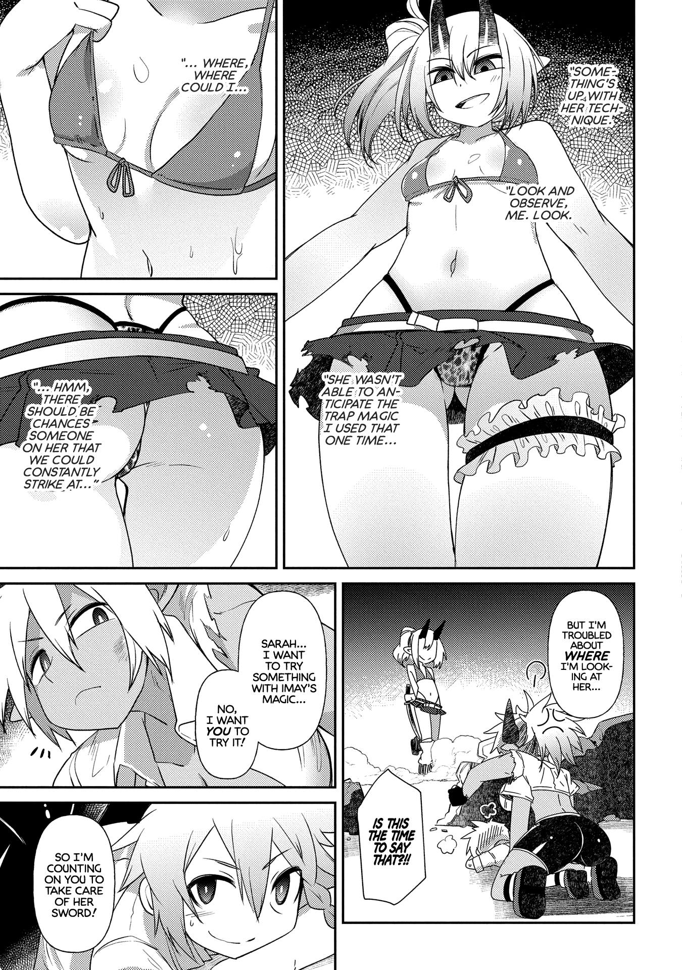 Oversized Sextet - Vol.2 Chapter 10: The Giantess And The Dungeon Hunt Part 2