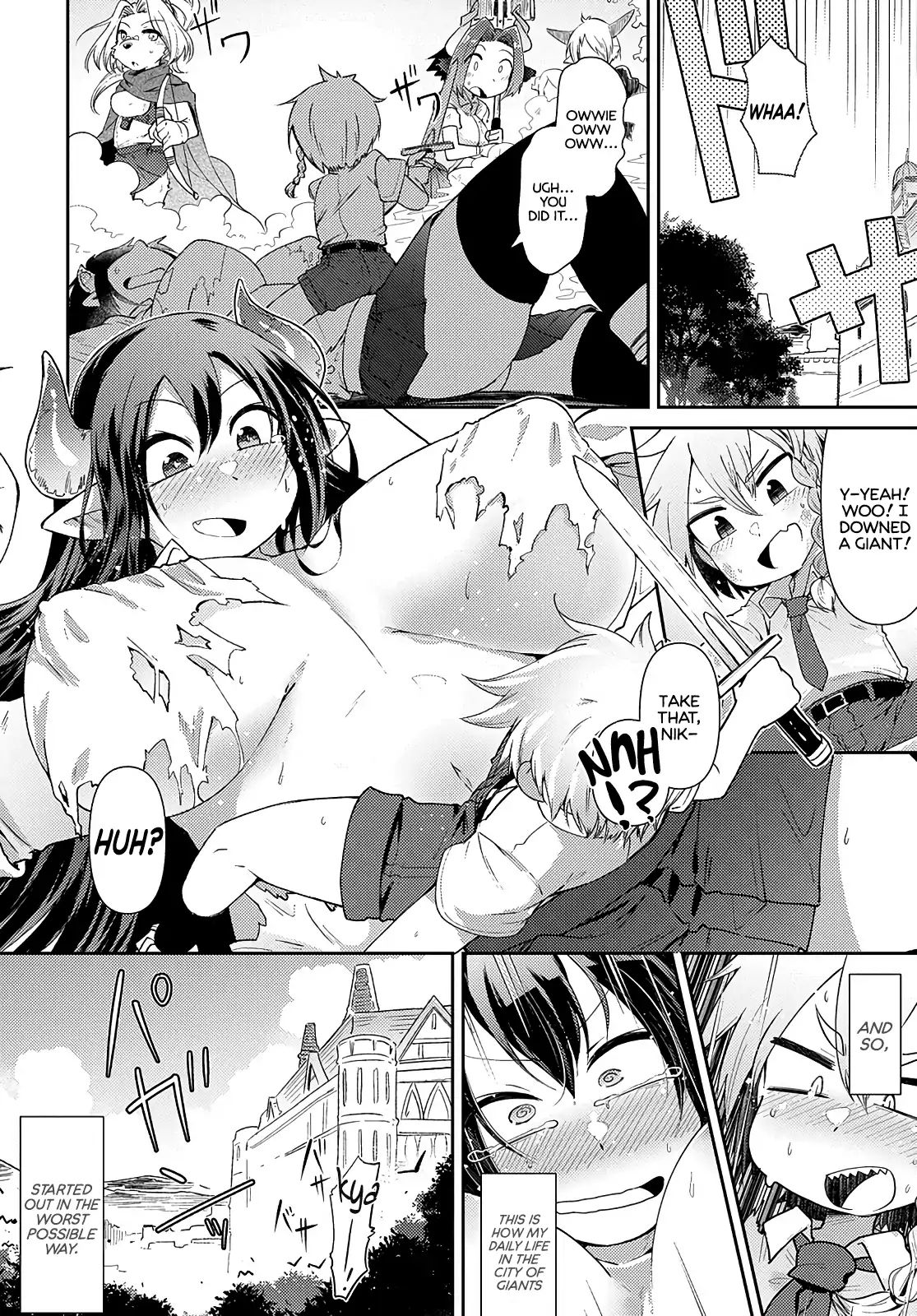 Oversized Sextet - Chapter 1: The Giantess And The Transfer Student