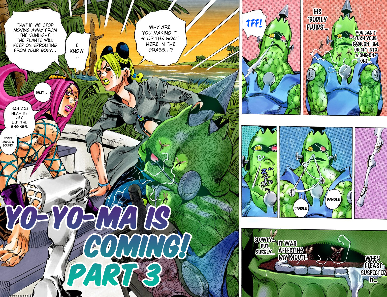 Jojo's Bizarre Adventure Part 6 - Stone Ocean - Vol.9 Chapter 80: Yo-Yo-Ma Is Coming! Part 3