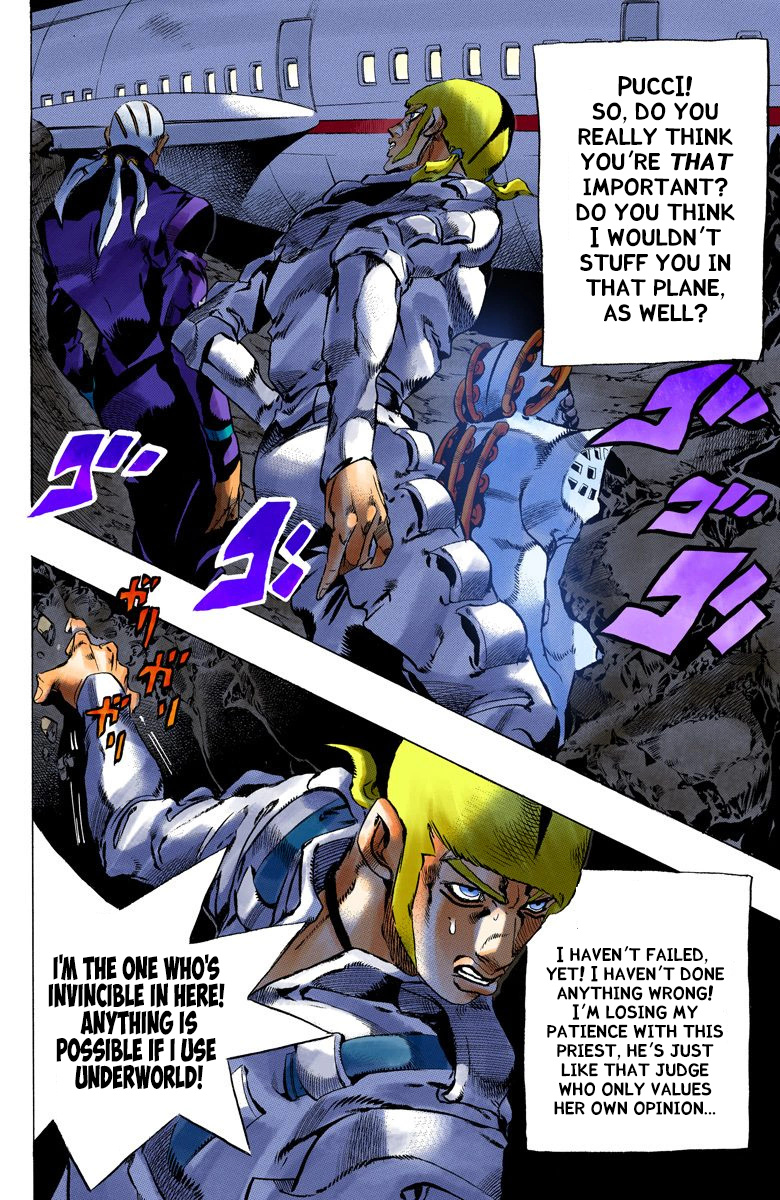 Jojo's Bizarre Adventure Part 6 - Stone Ocean - Vol.14 Chapter 122: Underworld Part 4