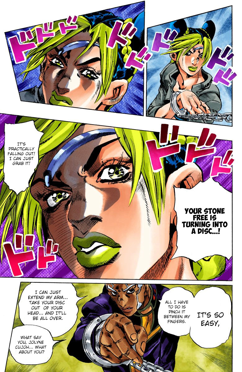 Jojo's Bizarre Adventure Part 6 - Stone Ocean - Vol.11 Chapter 93: White Snake: Pursuer Part 5