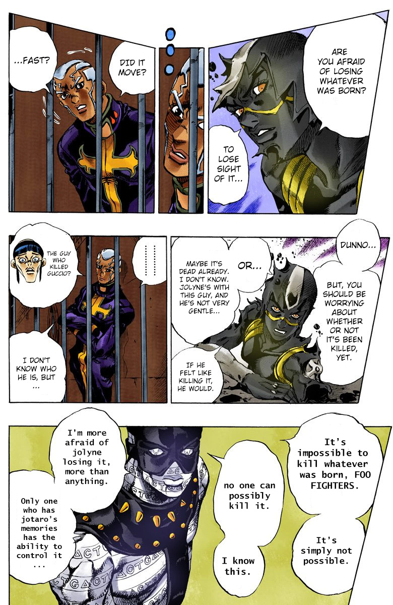 Jojo's Bizarre Adventure Part 6 - Stone Ocean - Vol.10 Chapter 90: White Snake: Pursuer Part 2