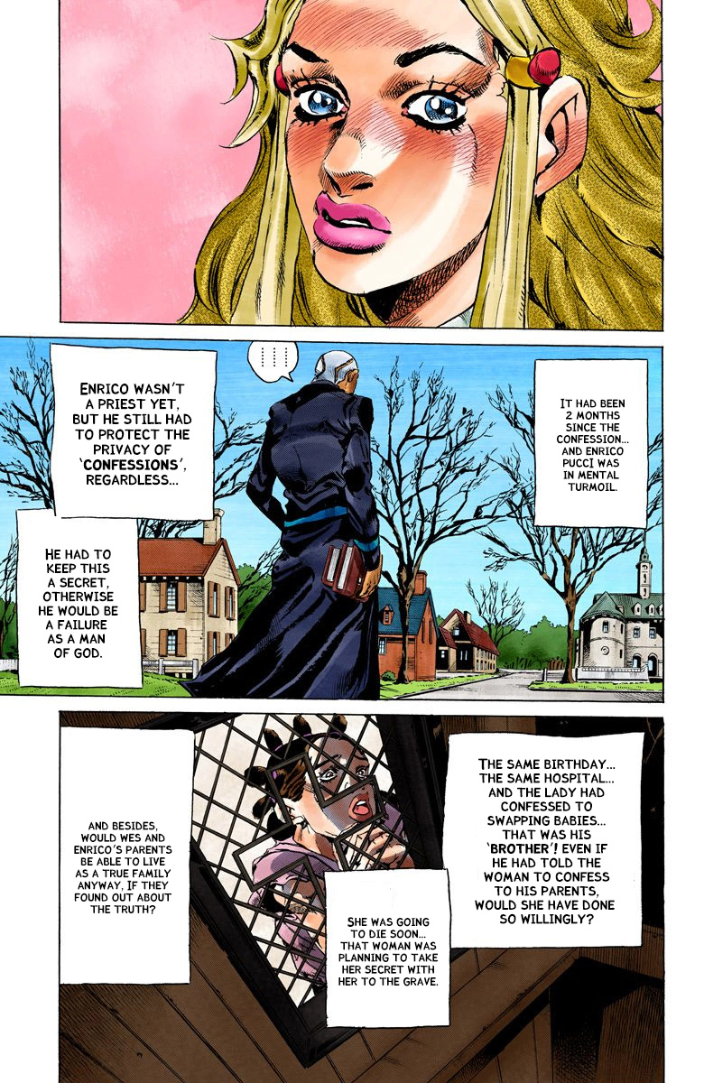 Jojo's Bizarre Adventure Part 6 - Stone Ocean - Vol.15 Chapter 128: Heavy Weather Part 4