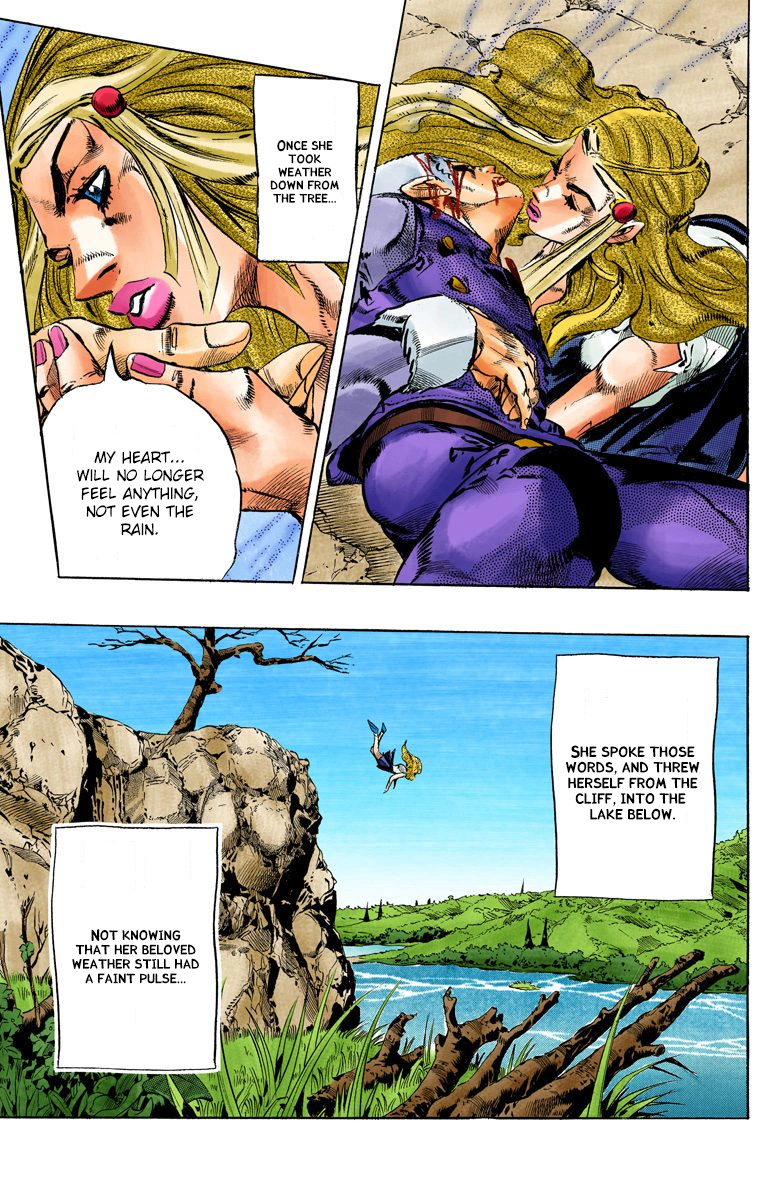 Jojo's Bizarre Adventure Part 6 - Stone Ocean - Vol.15 Chapter 128: Heavy Weather Part 4