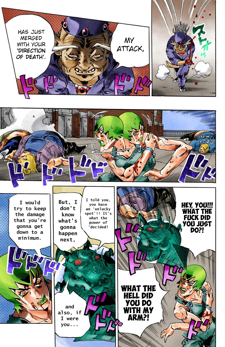 Jojo's Bizarre Adventure Part 6 - Stone Ocean - Vol.8 Chapter 70: Burn, Dragons S Dream! Part 4