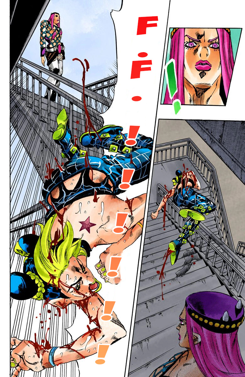 Jojo's Bizarre Adventure Part 6 - Stone Ocean - Vol.9 Chapter 73: Burn, Dragons S Dream! Part 6