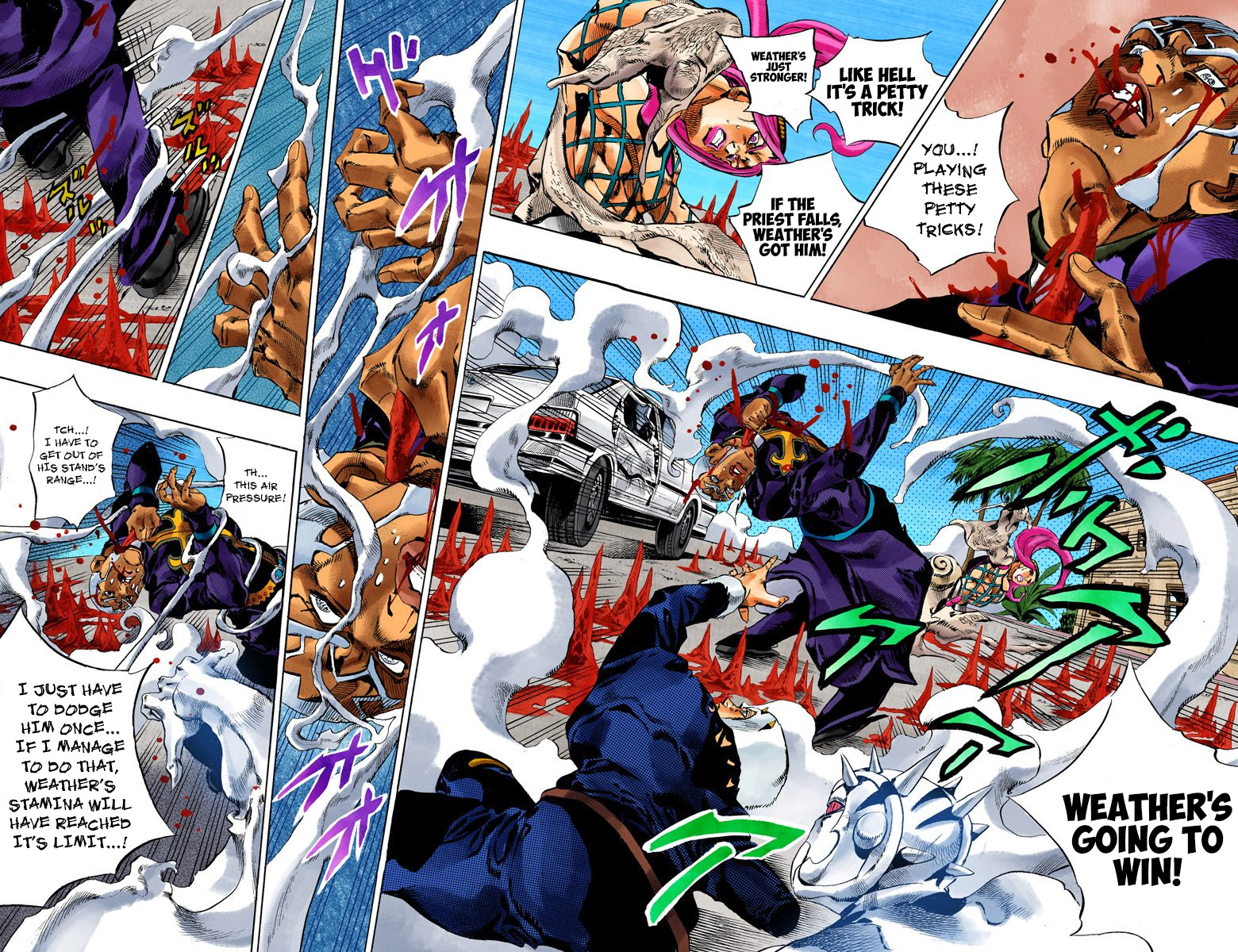 Jojo's Bizarre Adventure Part 6 - Stone Ocean - Vol.16 Chapter 136: Heavy Weather Part 12