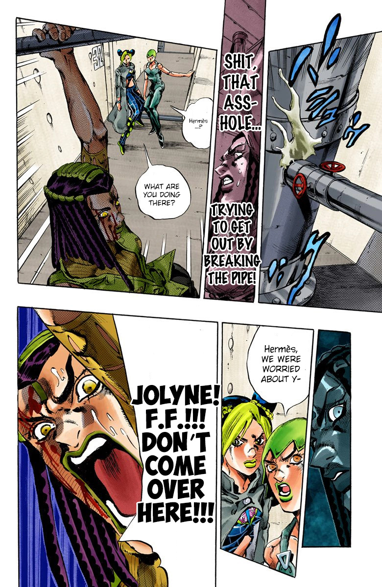 Jojo's Bizarre Adventure Part 6 - Stone Ocean - Vol.6 Chapter 53: The Kiss Of Love And Revenge Part 3