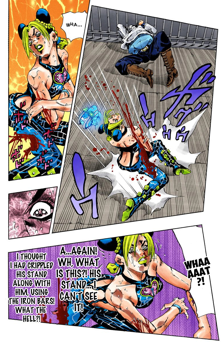 Jojo's Bizarre Adventure Part 6 - Stone Ocean - Vol.7 Chapter 63: Guard Westwood S Secret Part 4