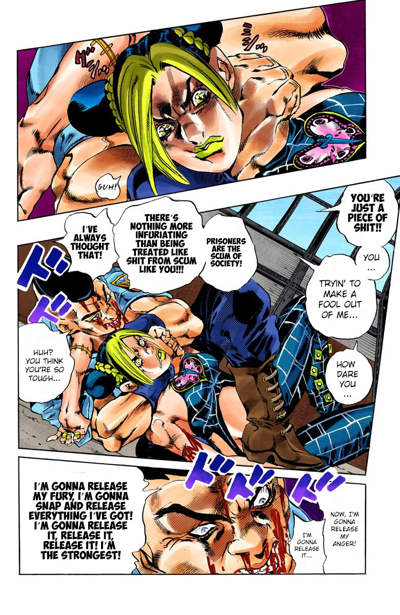 Jojo's Bizarre Adventure Part 6 - Stone Ocean - Vol.7 Chapter 63: Guard Westwood S Secret Part 4