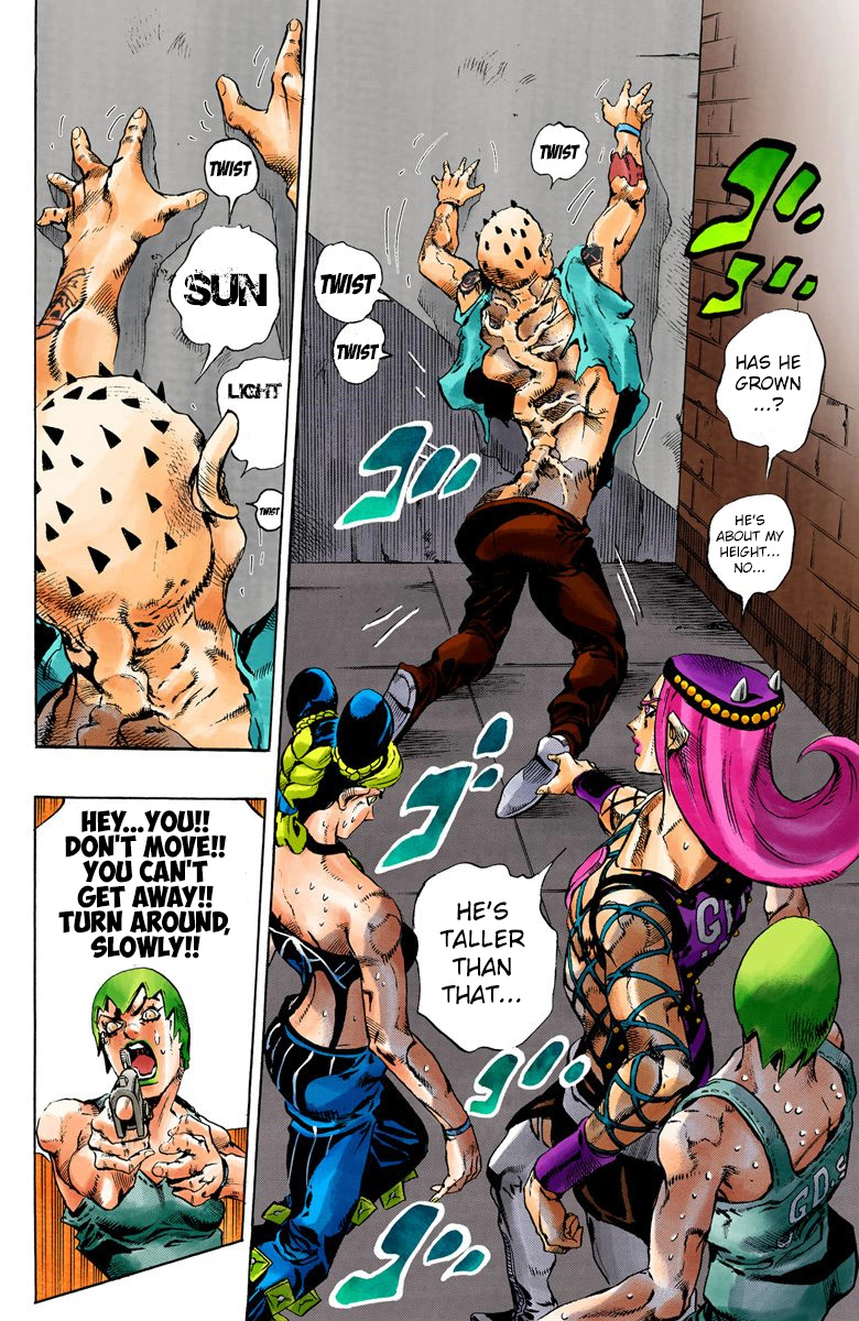 Jojo's Bizarre Adventure Part 6 - Stone Ocean - Vol.9 Chapter 76: A Green Birth Part 1