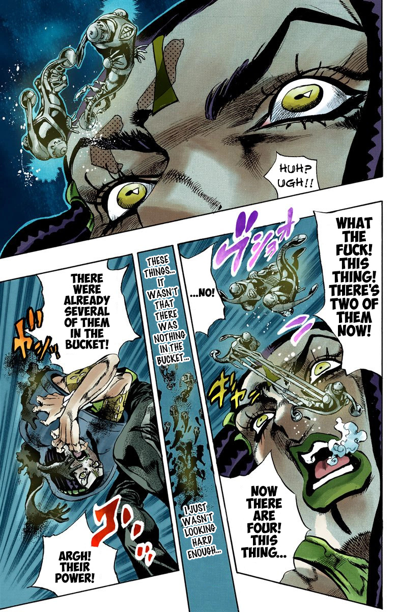 Jojo's Bizarre Adventure Part 6 - Stone Ocean - Vol.4 Chapter 28: There Are Six Of Us! Part 3