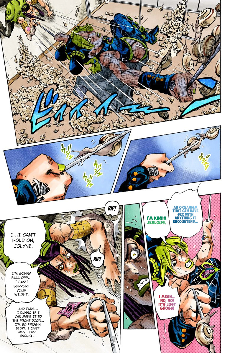 Jojo's Bizarre Adventure Part 6 - Stone Ocean - Vol.15 Chapter 130: Heavy Weather Part 6