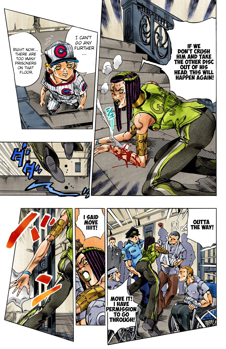 Jojo's Bizarre Adventure Part 6 - Stone Ocean - Vol.3 Chapter 25: Hermès  Sticker Part 5