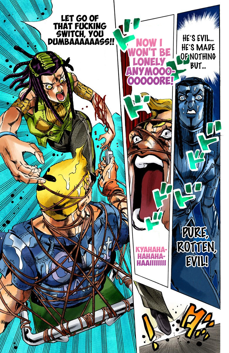 Jojo's Bizarre Adventure Part 6 - Stone Ocean - Vol.3 Chapter 25: Hermès  Sticker Part 5