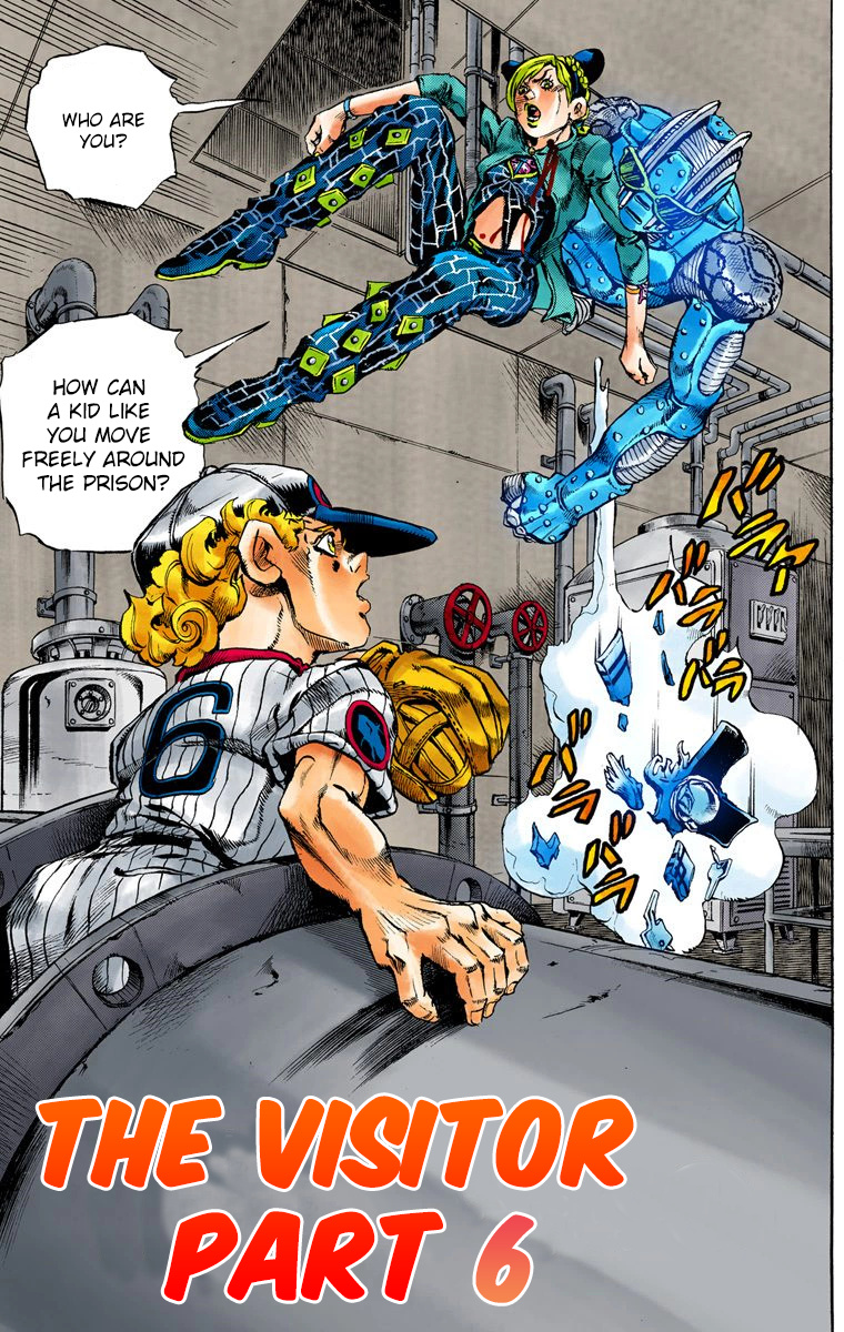 Jojo's Bizarre Adventure Part 6 - Stone Ocean - Vol.2 Chapter 16: The Visitor Part 6