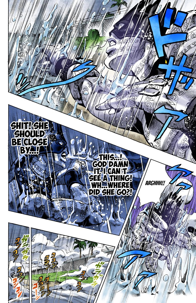 Jojo's Bizarre Adventure Part 6 - Stone Ocean - Vol.11 Chapter 91: White Snake: Pursuer Part 3