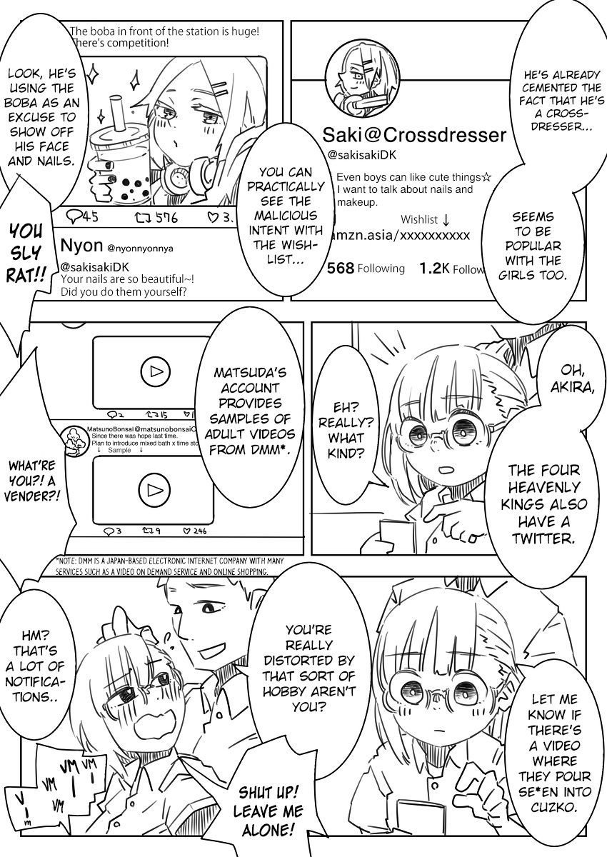 Danshikou Ni Dokusareta Otokonoko - Chapter 8: Twitter