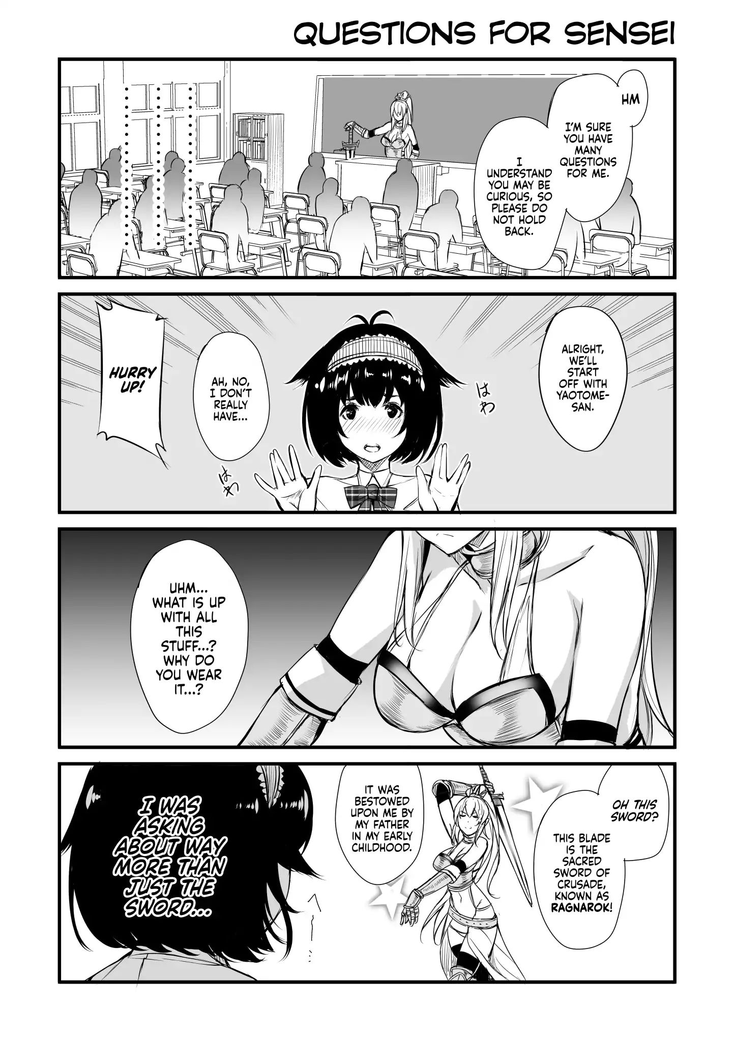 I'm Sorry. Princess Knight Teacher (Webcomic) - Chapter 1: The Princess Knight Teacher