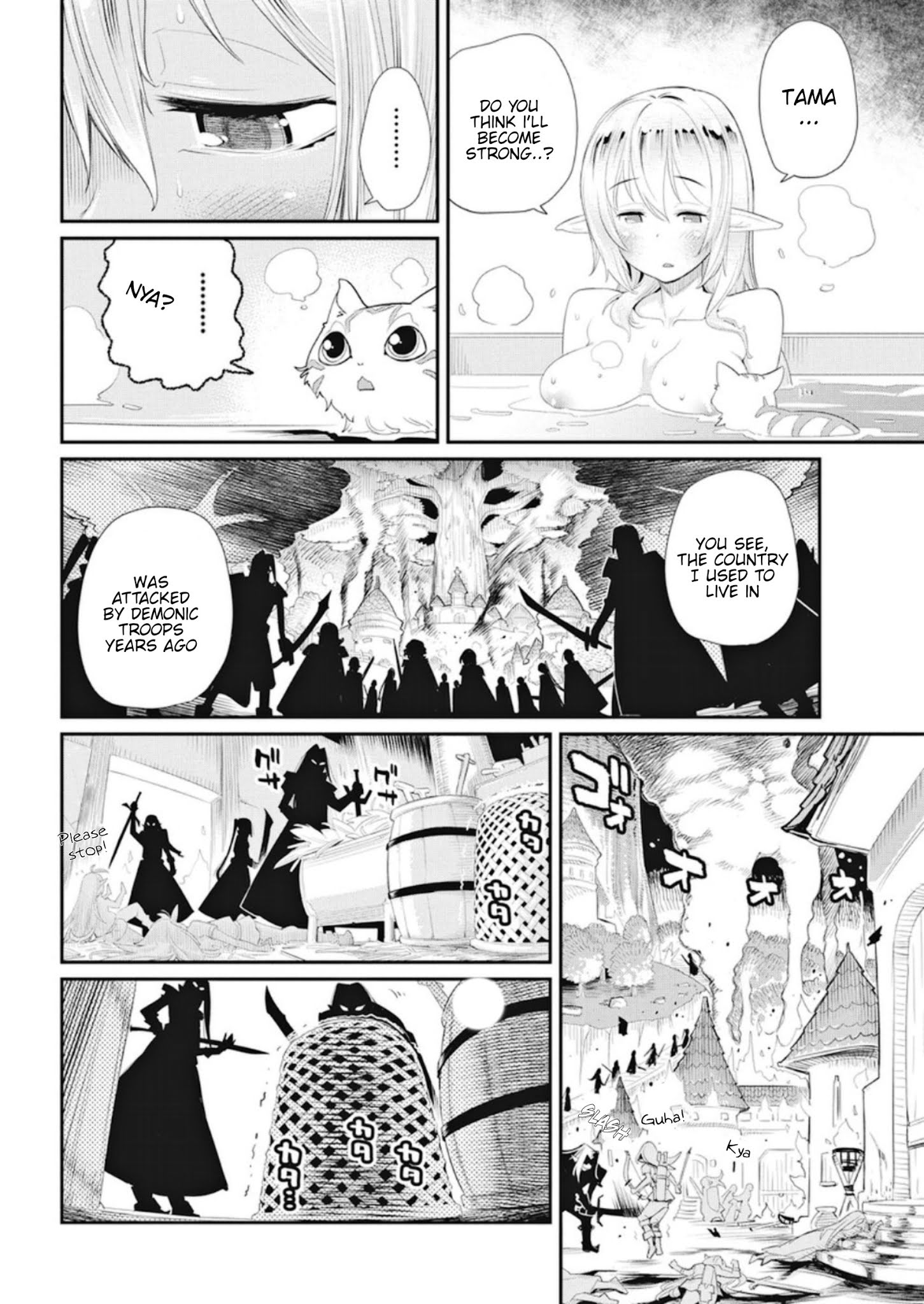 S-Rank Monster No Behemoth Dakedo, Neko To Machigawarete Erufu Musume No Kishi (Pet) Toshite Kurashitemasu - Chapter 4: Vulcan's Armour Shop