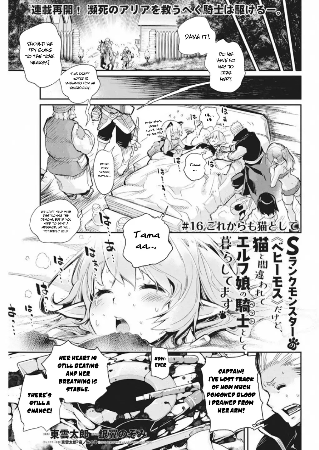 S-Rank Monster No Behemoth Dakedo, Neko To Machigawarete Erufu Musume No Kishi (Pet) Toshite Kurashitemasu - Chapter 16