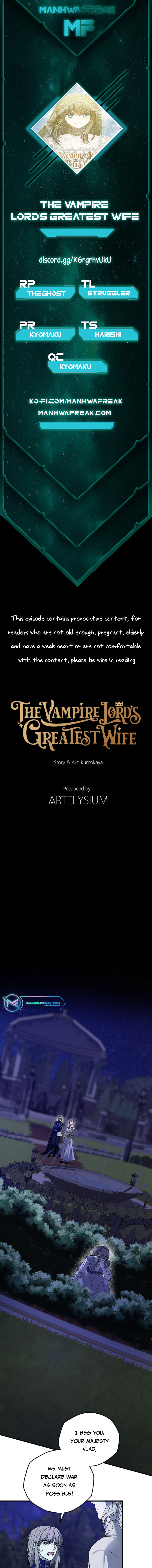 The Vampire Lord's Greatest Wife - Vol.1 Chapter 18