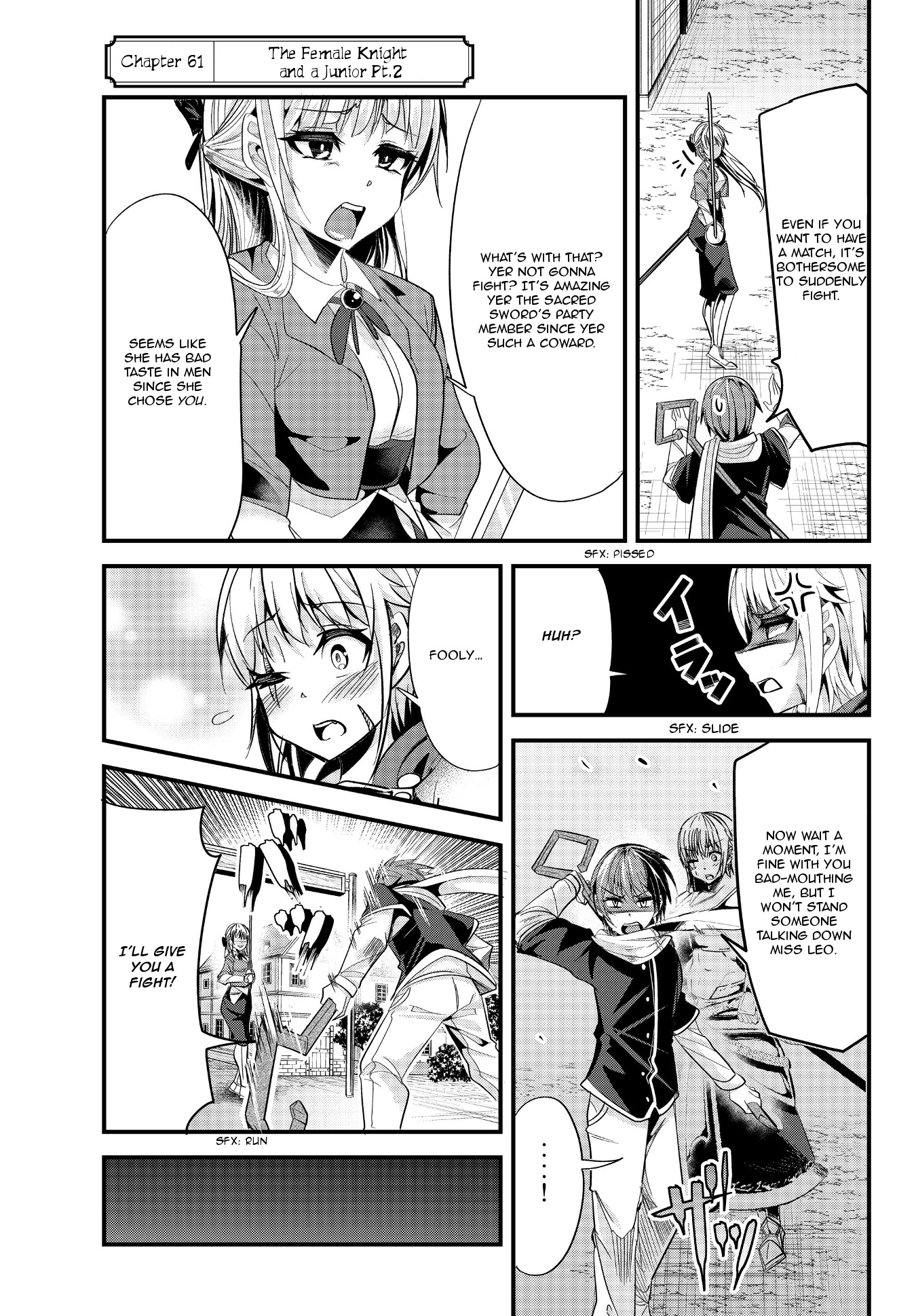 A Story About Treating A Female Knight Who Has Never Been Treated As A Woman As A Woman - Chapter 61: The Female Knight And A Junior Pt.2