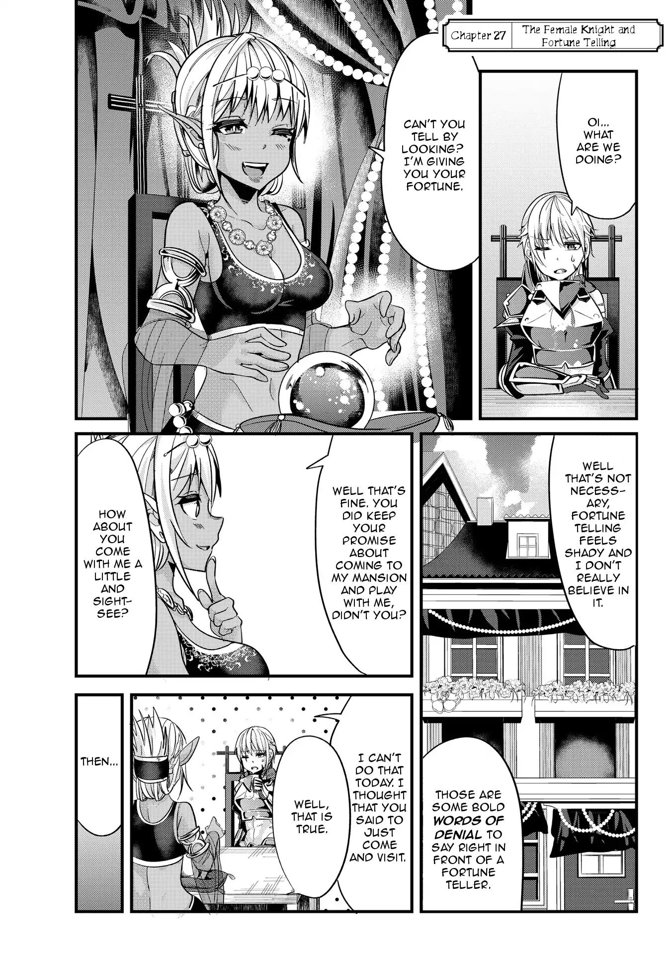 A Story About Treating A Female Knight Who Has Never Been Treated As A Woman As A Woman - Chapter 27