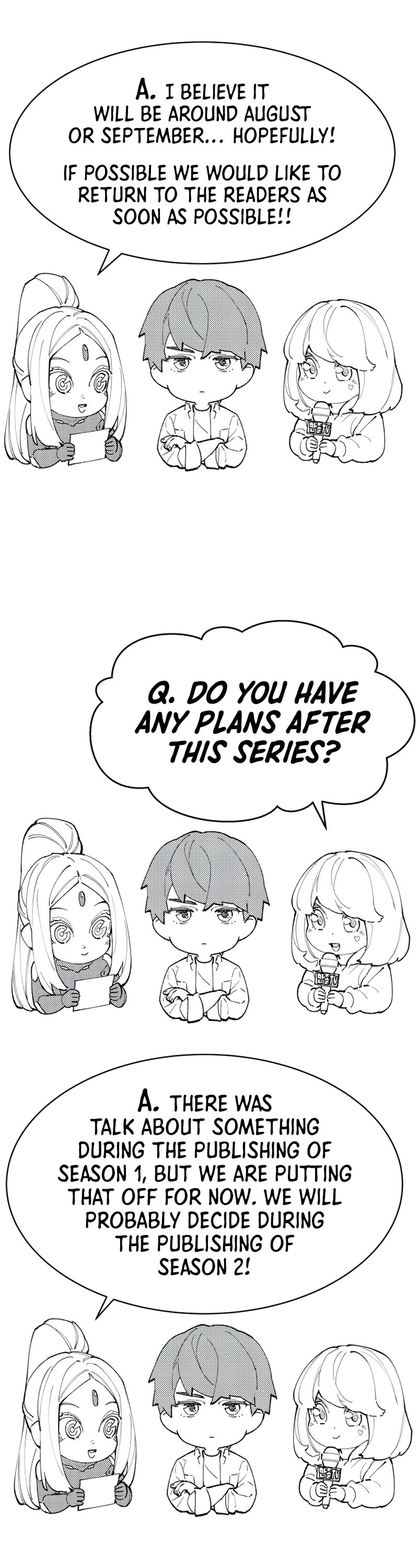 Limit Breaker - Chapter 80: Qna