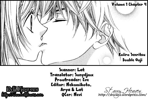 Koiiro Senritsu Double Ouji - Vol.1 Chapter 4 : Love-Colored Serenade