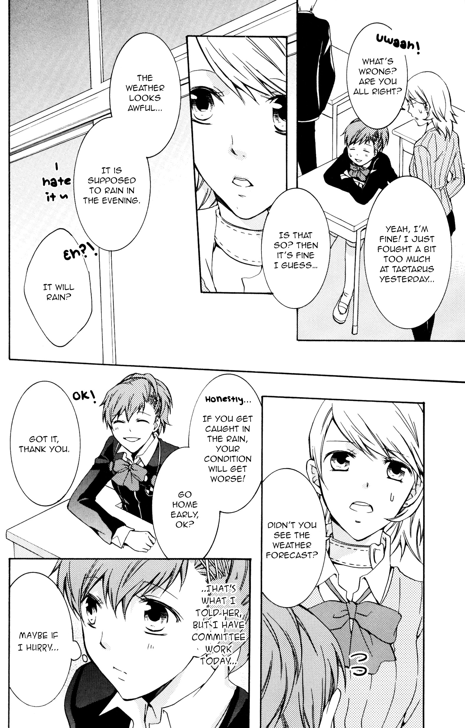 Persona 3 Portable Dear Girls Comic Anthology - Vol.1 Chapter 9: For You Who Is So Precious To Me (Artist: Yanagiya Maro)