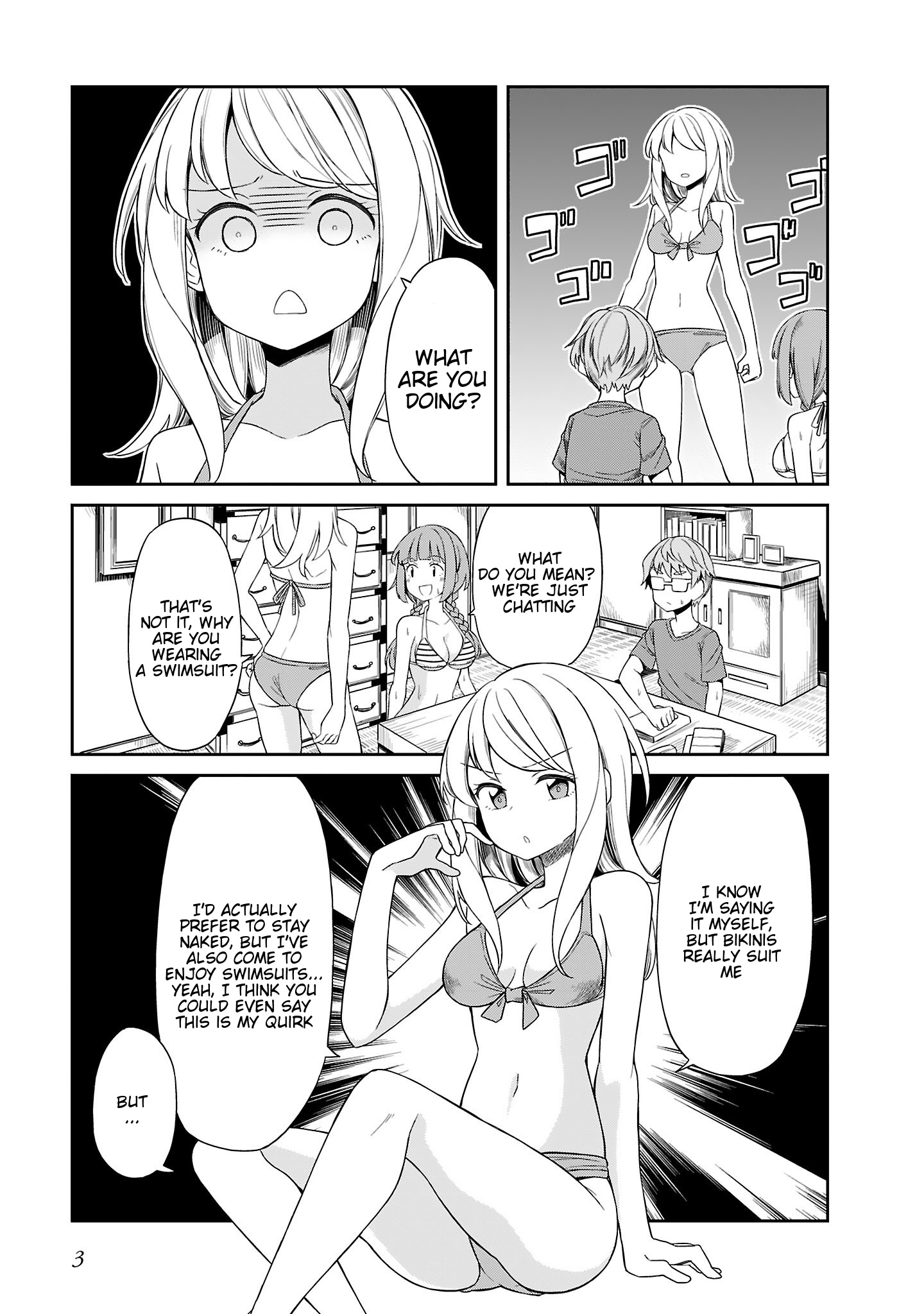 Hinomoto Sanshimai Wa Kamatte Hoshii - Vol.2 Chapter 10: Afternoon Heat Haze